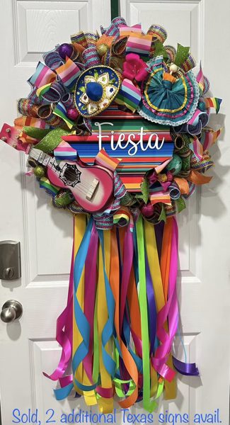 Fiesta serape door hanger